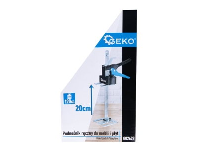 Ръчен повдигач с фиксатор Geko G02628, 20 см, 120 кг