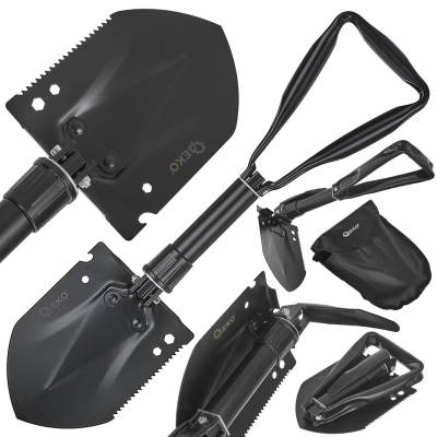 Сгъваема лопата BLACK SURVIVAL SERIES Geko G01902, 5в1