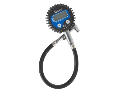 Дигитален манометър за гуми Geko G01273, 13.8 бара, 30 см маркуч