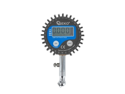 Дигитален манометър за гуми Geko G01274, 2 x 1.5V батерии AAA , 0-13.8 бара