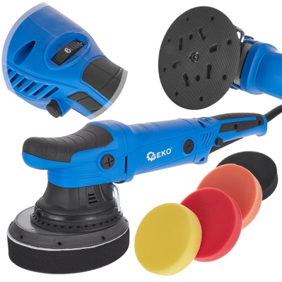 Електрическа орбитална полирмашина Geko PREMIUM G80293, 720 W, 2100-5000 об/мин, 150 мм