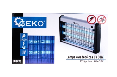 Електрическа ултравиолетова лампа против насекоми Geko G80493, UV 30 W