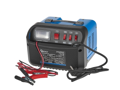 Зарядно стартерно за акумулатор Geko G80015, 12/24V, 30 А, 20-380 Ah