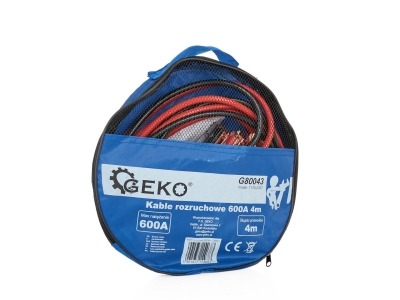 Кабели за стартиране Geko G80043, 600А, 4 м
