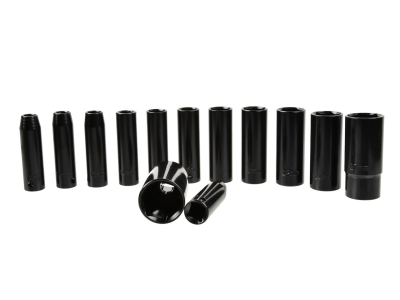 Комплект удължени ударни вложки Geko G10501, 1/2", 10-30 мм, 13 бр.