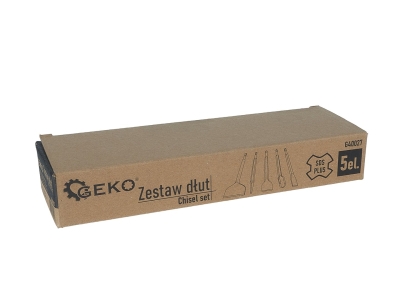 Комплект шила и длета Geko G40027, SDS-plus, 5 бр.
