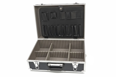 Алуминиев куфар за инструменти HBM 10337, 45 х 33 х 15.5 см