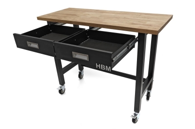 Мобилна работна маса HBM 10716, 122 х 51 х 95 см, 250 кг