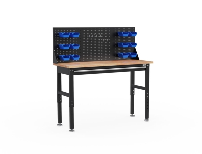 Работна маса със стена за инструменти HBM H134140, 154.25 x 55.9 x 79.1 см