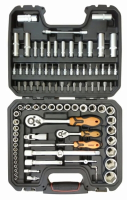 Комплкет гедоре  Hecht 2094, 1/2", 1/4", 3/8", 94 бр.
