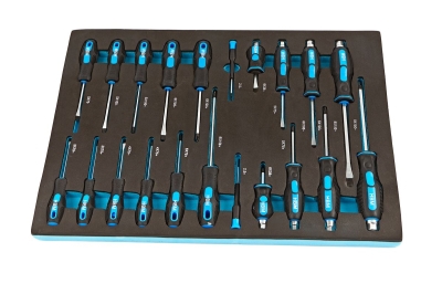 Комплект отвертки за количка HBM 8370, 21 бр.