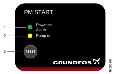 Електронен пресостат за помпа, стартиране Grundfos PM START 2.2, 2.2 бара (93159128)
