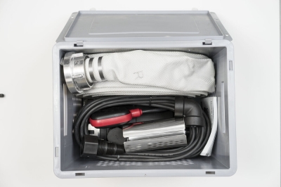 Електрическа потопяема помпа с поплавък, маркуч и кутия Grundfos MULTIBOX UNILIFT CC7-A1, 380 W, 9 м3/ч (97519841)