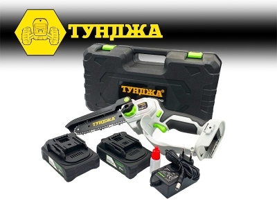 Акумулаторен верижен трион Тунджа ВТА20, 6" 20 V, 2x2 Ah (9700630)