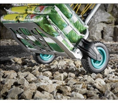 Багажна количка с бандажни колела Wolfcraft TS 850 Offroad, 570x470х1100 мм, 100 кг (5503000)