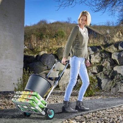 Багажна количка с бандажни колела Wolfcraft TS 850 Offroad, 570x470х1100 мм, 100 кг (5503000)