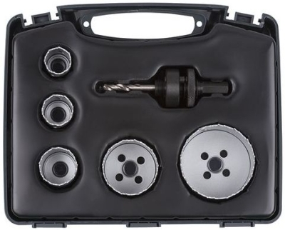Комплект боркорони за метал Wolfcraft, BiM, 25-68 мм, 6 бр. (3498000)
