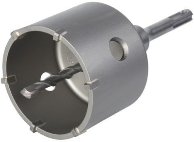 Боркорона за тухли и бетон Wolfcraft, SDS-Plus, 76х46 мм (5460000)