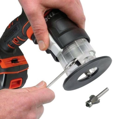Глава за многофункционален инструмент оберфреза Black & Decker Multievo MTRT8