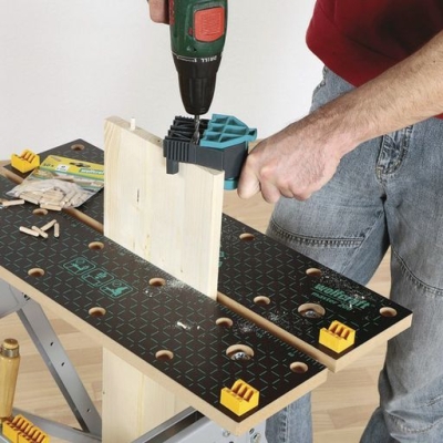 Многофункционална маса със стеги Wolfcraft Master 200, 300-450х645х800 мм, 180 кг (6177000)