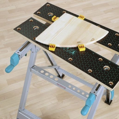 Многофункционална маса със стеги Wolfcraft Master 200, 300-450х645х800 мм, 180 кг (6177000)