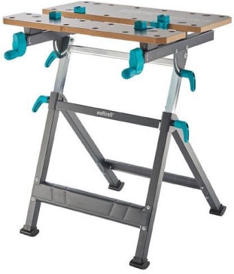 Многофункционална маса със стеги Wolfcraft Master 650 Ergo, 650x720x950 мм, 120 кг (6870000)