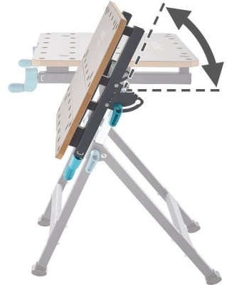 Многофункционална маса със стеги Wolfcraft Master 650 Ergo, 650x720x950 мм, 120 кг (6870000)
