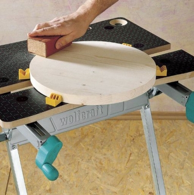 Многофункционална маса със стеги Wolfcraft Master 600, 650х420х950 мм, 120 кг (6182000)