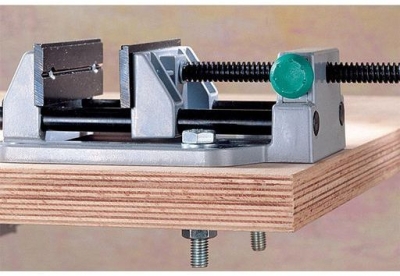Менгеме за стойка на бормашина Wolfcraft, 100 мм (3410000)