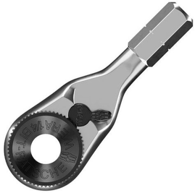 Накрайник с тресчотка Wera Zyklop Mini 4, 6-стенна опашка, 1/4"  (05003662001)
