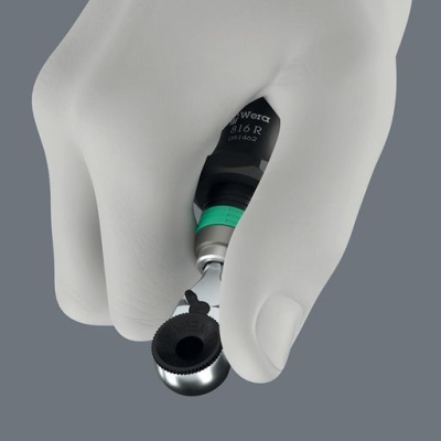 Накрайник с тресчотка Wera Zyklop Mini 4, 6-стенна опашка, 1/4"  (05003662001)