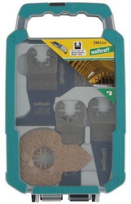 Комплект ножове за многофункционален осцилатор Wolfcraft Pro, Quick, 5 бр. (3962000)