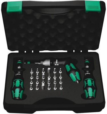 Комплект динамометрични oтвертки Wera Kraftform 7440/41/42, 27 бр., 0.3-6 Nm (05074739001)