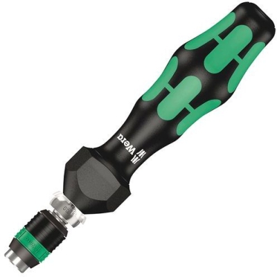 Динамометрична oтвертка с държач за битове Wera Kraftform 7400, 1/4"x155 мм, 11-29 in. lbs. (05074711001)
