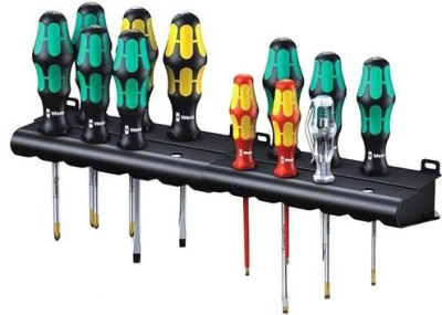 Комплект отвертки Wera Kraftform Plus 300 XXL, PH/PZ/SB, 12 бр. (05051010001)