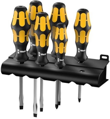 Комплект отвертки Wera Kraftform Plus 932 S/6, SB/PH, 6 бр. (05018283001)