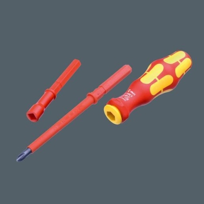 Комплект електрически отвертки Wera Kraftform Kompakt VDE 7 Universal 1, 1000V VDE, SB/PH, 6 бр. (05006600001)