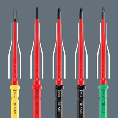 Комплект електрически отвертки с клещи Wera, 1000V VDE, 17 бр. (05006612001)