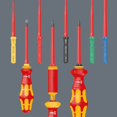 Комплект електрически отвертки с клещи Wera, 1000V VDE, 17 бр. (05006612001)