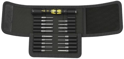 Комплект отвертка за фина механика Wera Kraftform Kompakt Micro 20 ESD 1, SB/PH/TX, 20 бр. (05073671001)