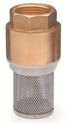 Смукател за помпа с метален възвратен клапан City Pumps, 1 1/2", FV 1.5 (50104)