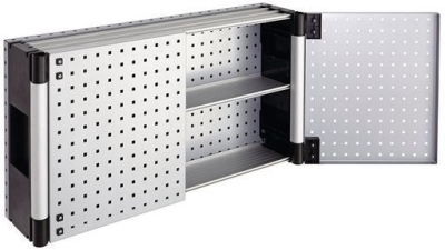 Метален шкаф с инструменти Wolfcraft, 960х215х500 мм, 60 кг, сив (6086000)