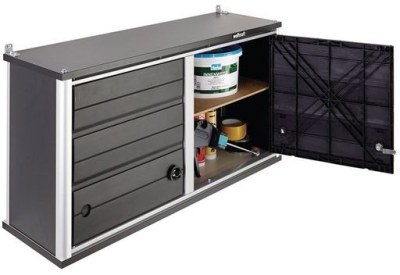 Метален шкаф с инструменти Wolfcraft, 985х300х500 мм, 50 кг, тъмносив (6073000)
