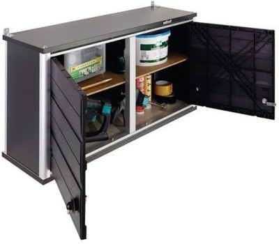 Метален шкаф с инструменти Wolfcraft, 985х300х500 мм, 50 кг, тъмносив (6073000)