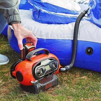 Акумулаторен безмаслен компресор Black & Decker BDCINF18D1, 18 V, 2 Ah, 16 бар