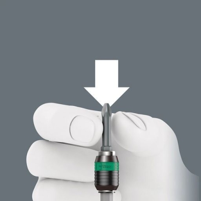 Комплект отвертка със сменяеми накрайници двустранна Wera Kraftform Kompakt 60 RA-R 1, 17 бр. (05051530001)