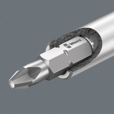 Комплект отвертка със сменяеми накрайници двустранна Wera Kraftform Kompakt 27 RA 1, 6 бр. (05051517001)