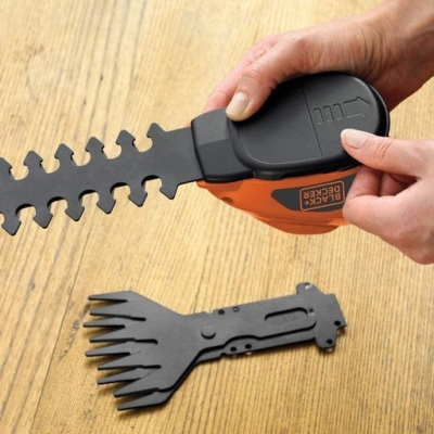 Акумулаторна ножица за трева и храсти Black & Decker GSL700, 7 V, 1.2 Ah, 100 мм, без зарядно устройство