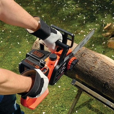 Акумулаторен верижен трион Black & Decker GKC3630L25, 36 V, 2.5 Ah, 30 см