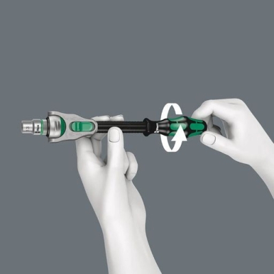 Комплект гедоре вложки с тресчотка и накрайници Wera 8100 SA/SC 2 Zyklop, 43 бр., 4-24 мм, 1/2", 1/4" (05160785001)